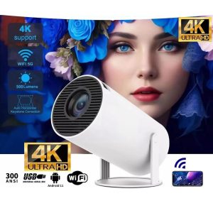 YDH-HY300 MINI 4K Projector 94 Inch 500 Lumens Wifi