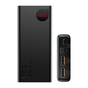 Baseus Adaman Metal Digital Display Quick Charge Power Bank - 20000mAh 22.5W - PPAD000101