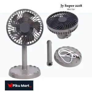 JYSUPER Rechargeable Multicolor Portable Mini Table Fan - (JY-2218)