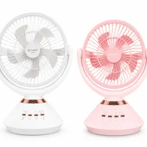 Joy Super JY-2570 Professional 6 Battery Rechargeable Portable Table Fan